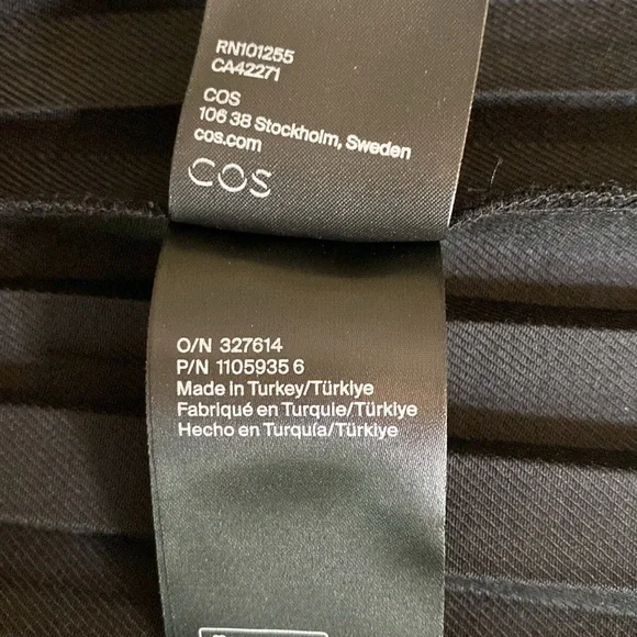 COS Black Pleated Skirt - Picture 8 of 12